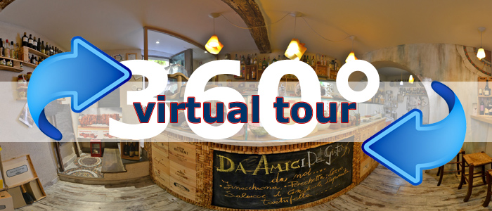 Click per visualizzare il Virtual Tour di Amici Del Gusto Osteria