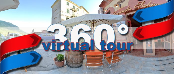 Click per visualizzare il Virtual Tour di La Locanda Sabina Ristorante